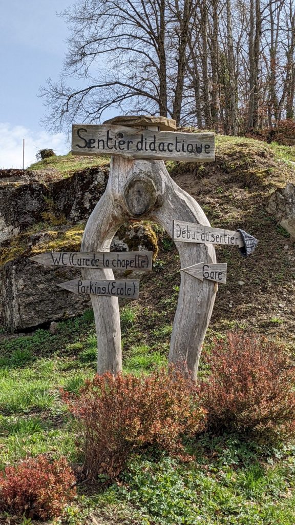 Vestiges de Bossonnens, sentier didactique.