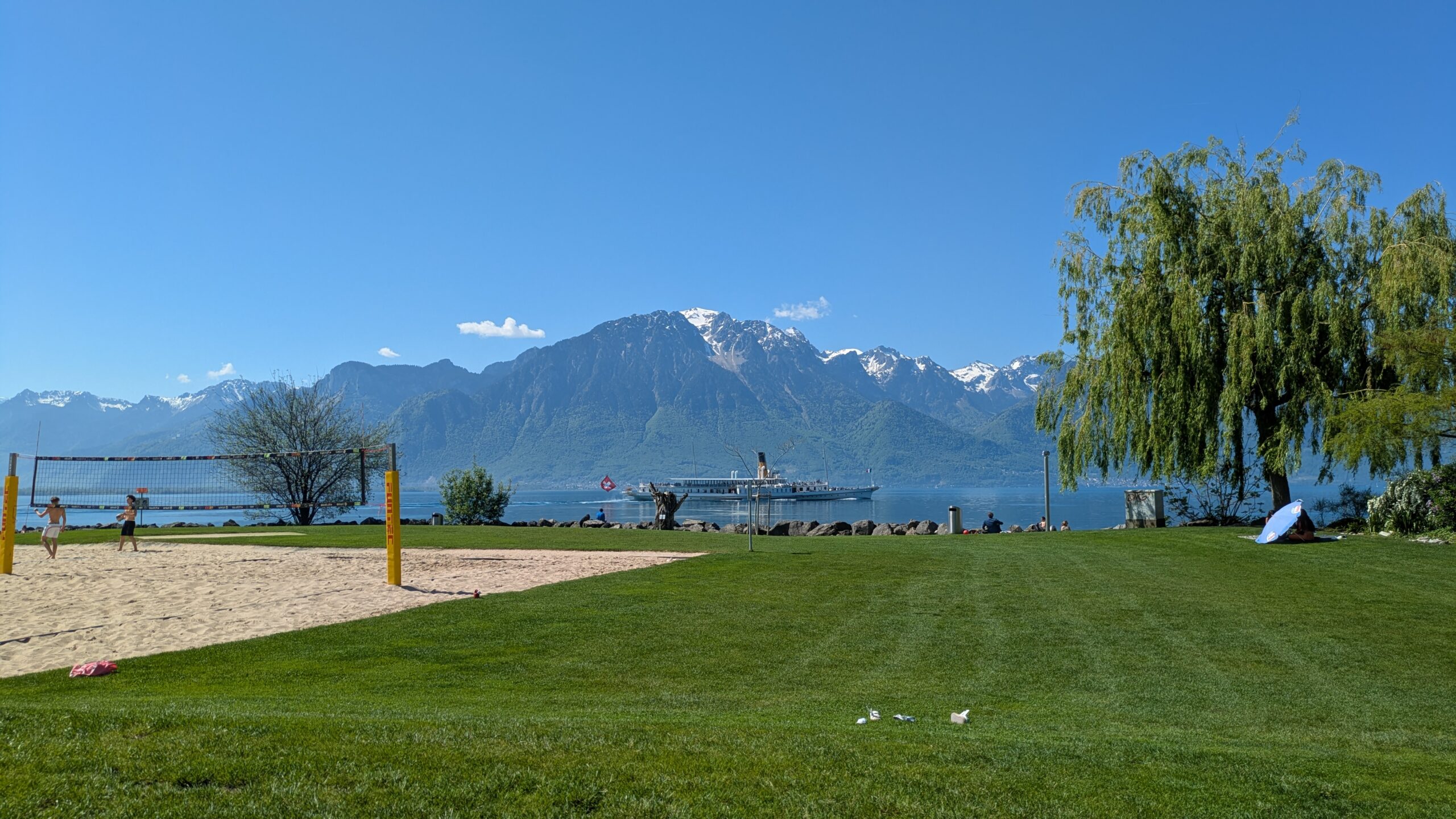 Lac Léman, Clarens, Suisse
